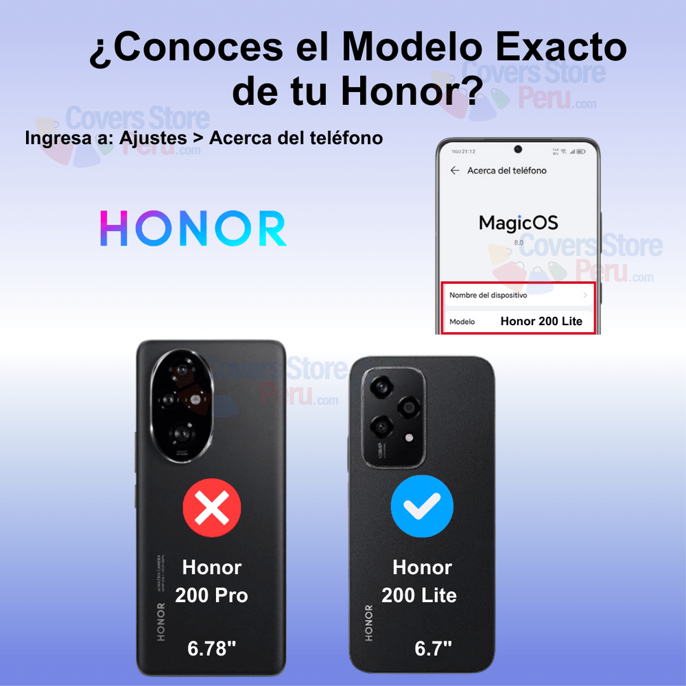Funda para Honor 200 Lite TPU 100% Transparente Antishock