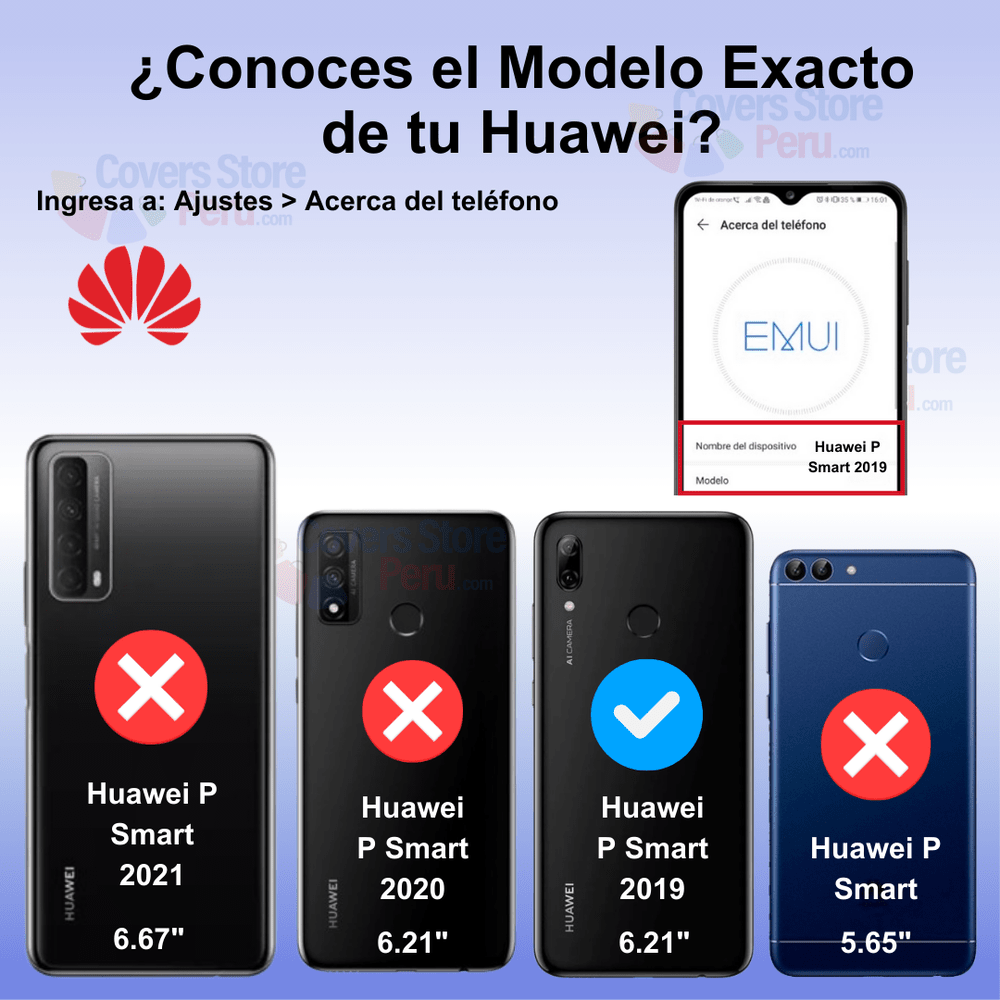Funda para Huawei P Smart 2019 Ahumado Mate Negro Antishock