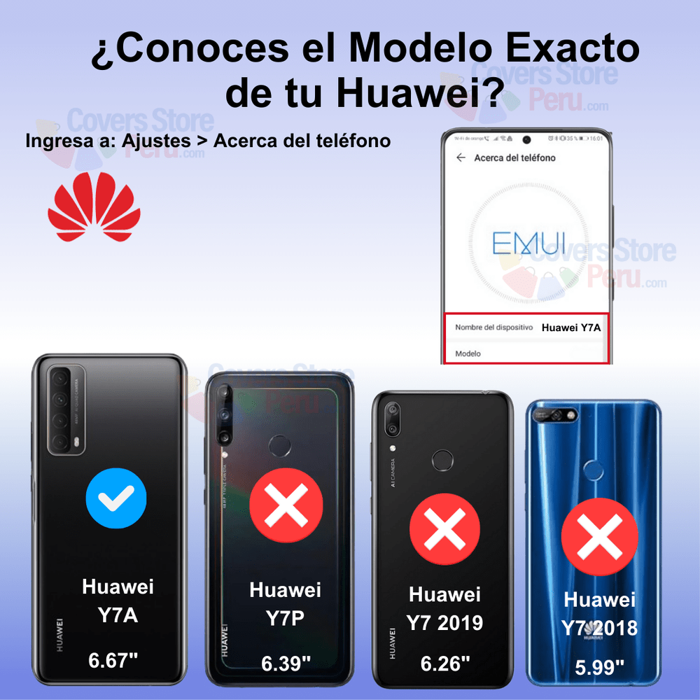 Funda Case para Huawei Y7A Ahumado Mate Negro Antishock