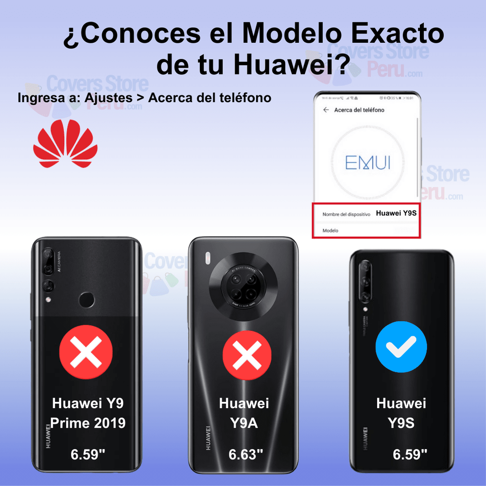 Funda Case para Huawei Y9s Ahumado Mate Negro Antishock