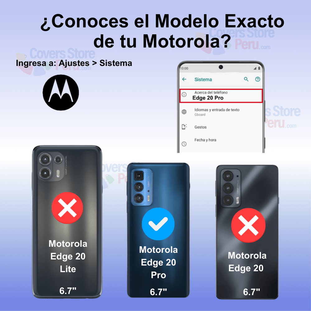 Funda para Motorola Edge 20 Pro Soft Feeling Antishock Rojo