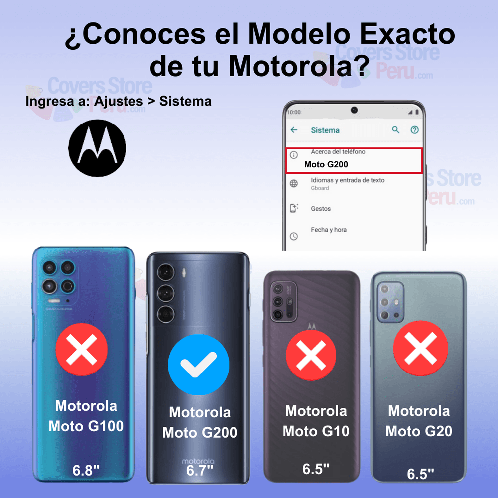 Funda para Motorola Moto G200 Flip Cover Negro Antishock