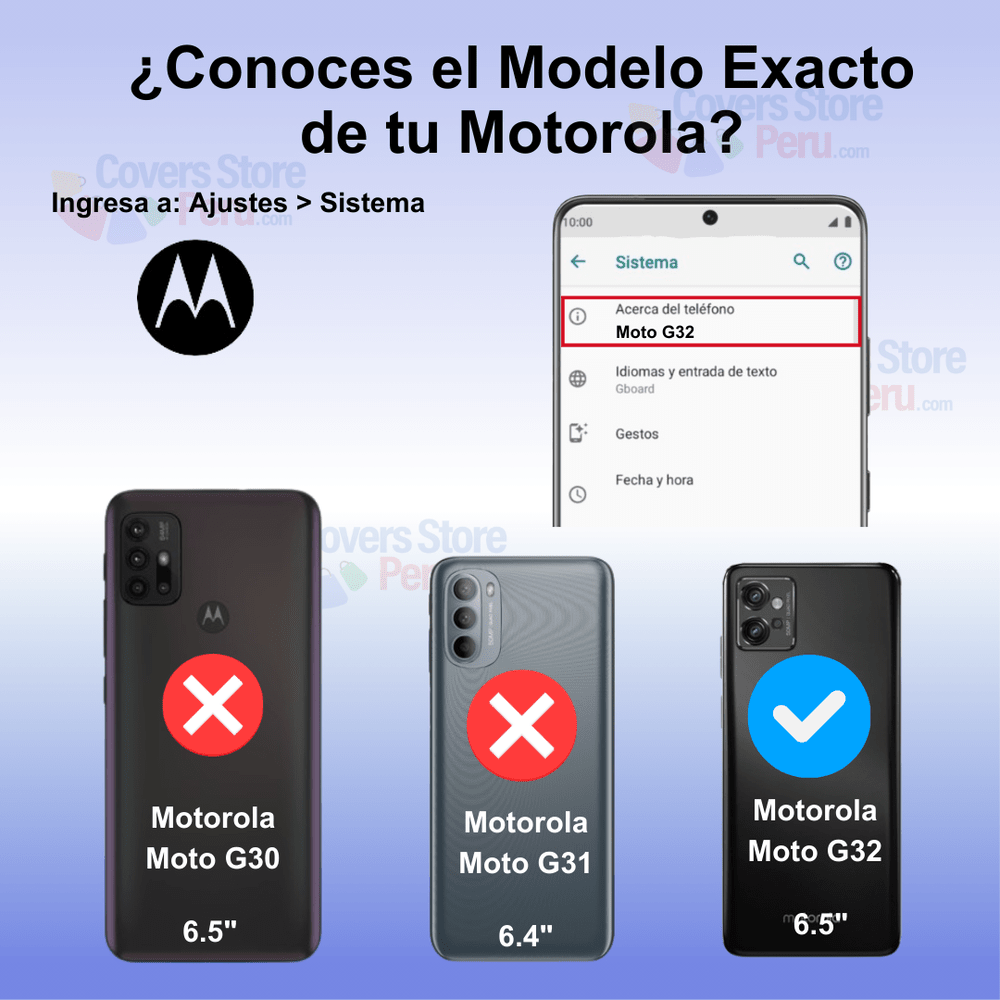 Funda para Motorola Moto G32 Flip Cover Negro Antishock