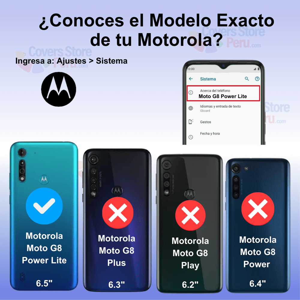 Funda de Motorola G8 Power Lite Ahumado Mate Negro