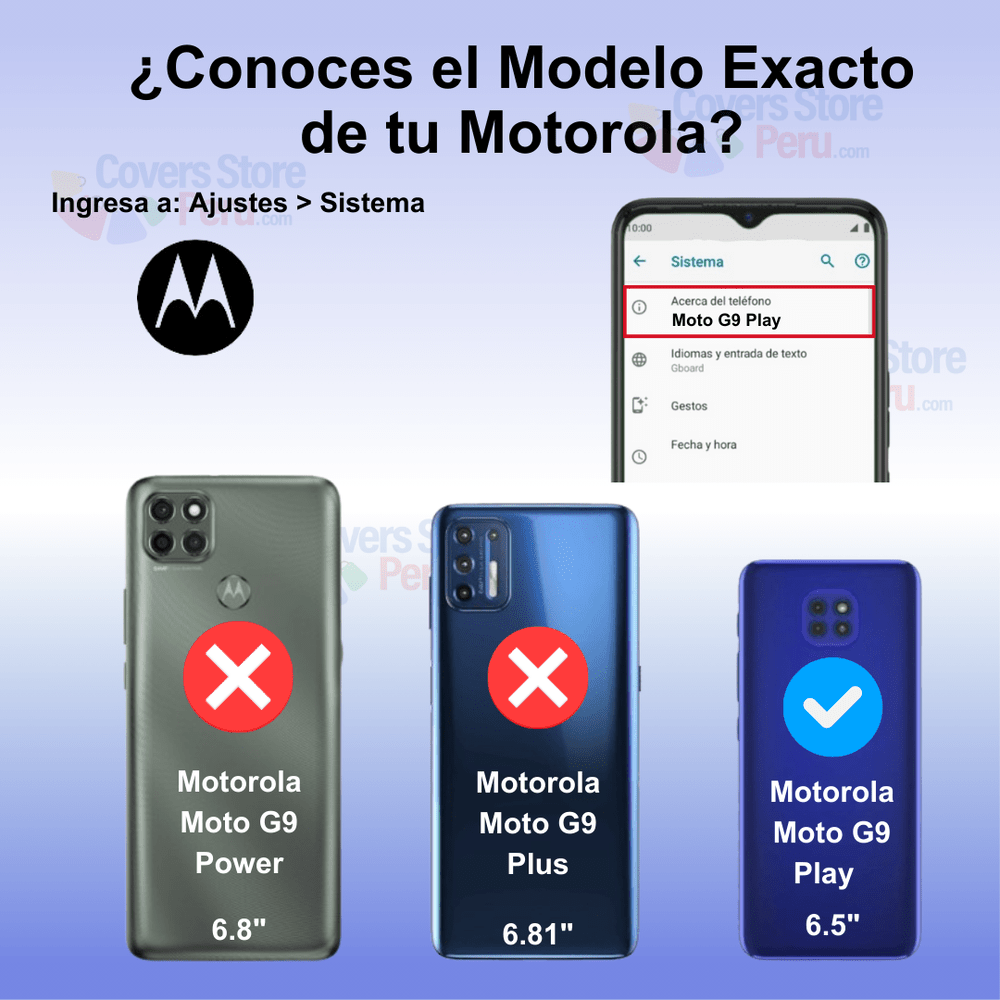Funda de Motorola Moto G9 Play Flip Cover Negro Antishock