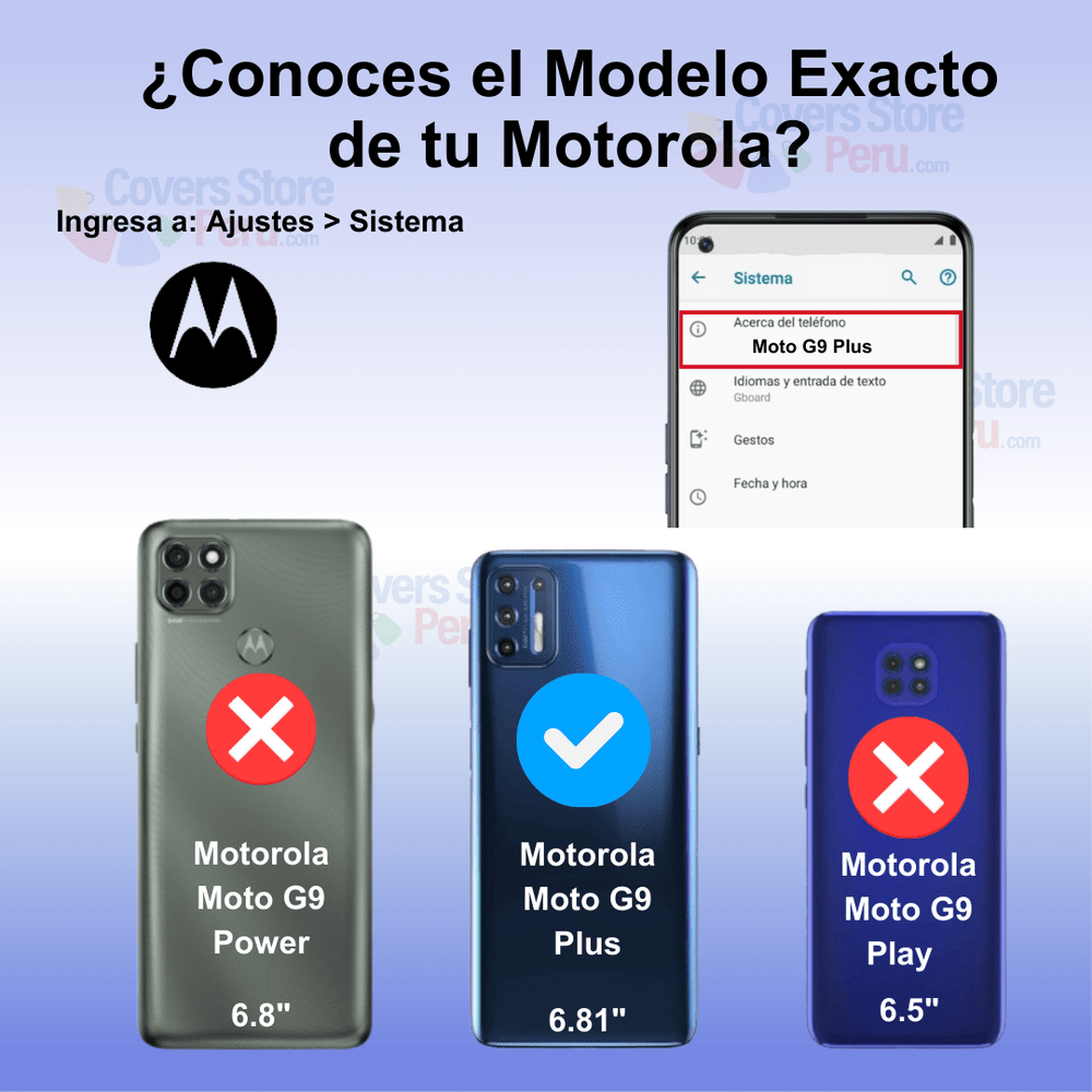 Funda para Motorola Moto G9 Plus con Anillo Metálico Rojo