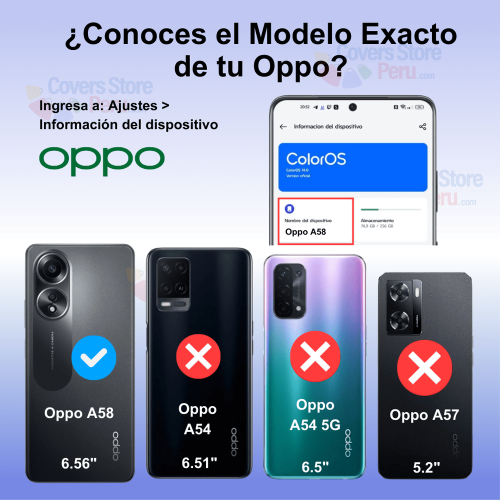 Funda para Oppo A58 5G TPU 100% Transparente Antishock