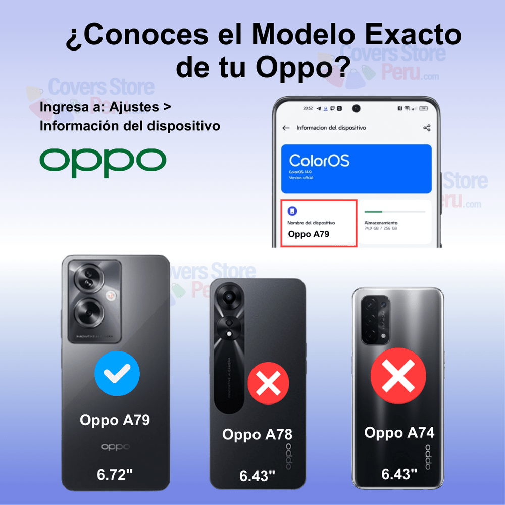 Funda para Oppo A79 5G TPU 100% Transparente Antishock