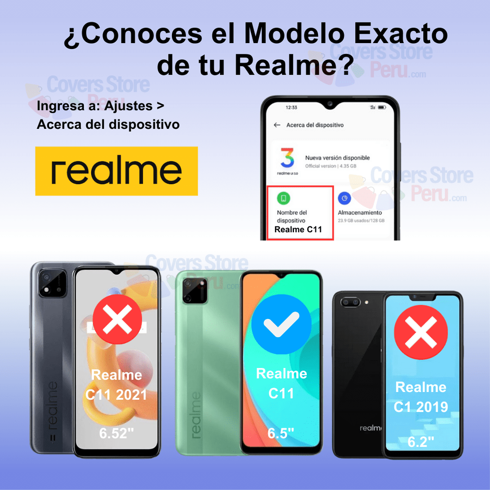 Mica para Realme C11 Cerámica Anti-Espía Antishock