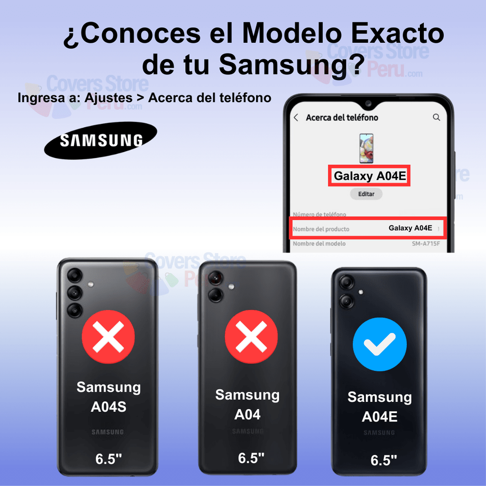 Funda Case para Samsung A04E Flip Cover Negro Antishock
