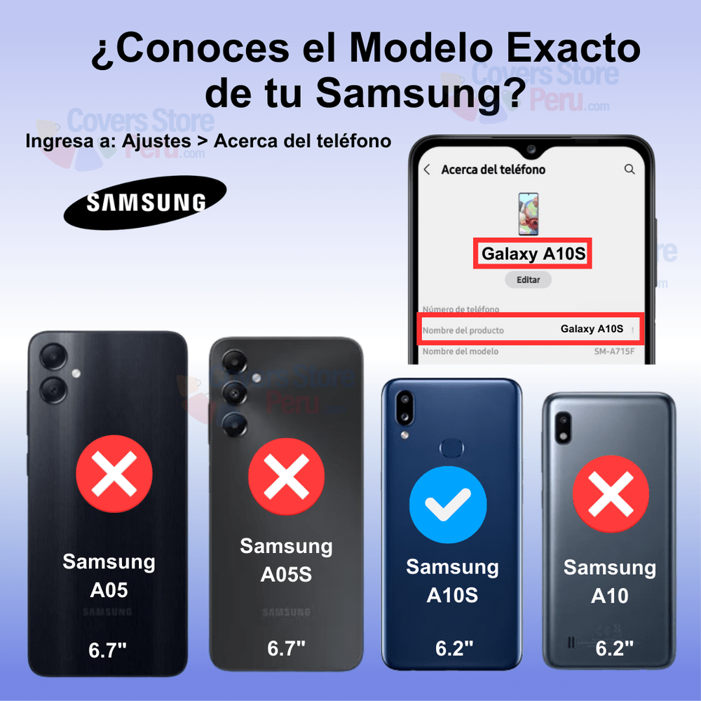 Funda Case para Samsung A10s Ahumado Mate Negro Antishock