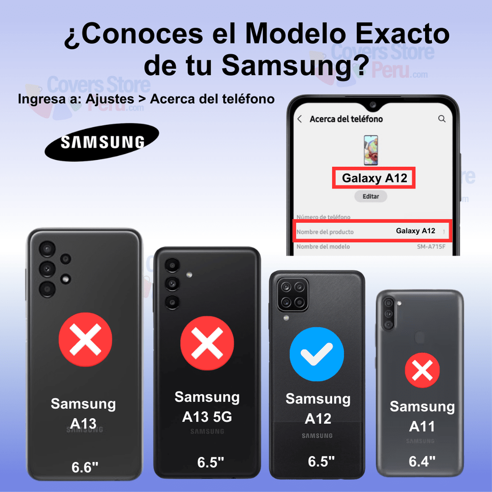 Funda Case for Samsung A12 Bumper Antishock Gris Resistente