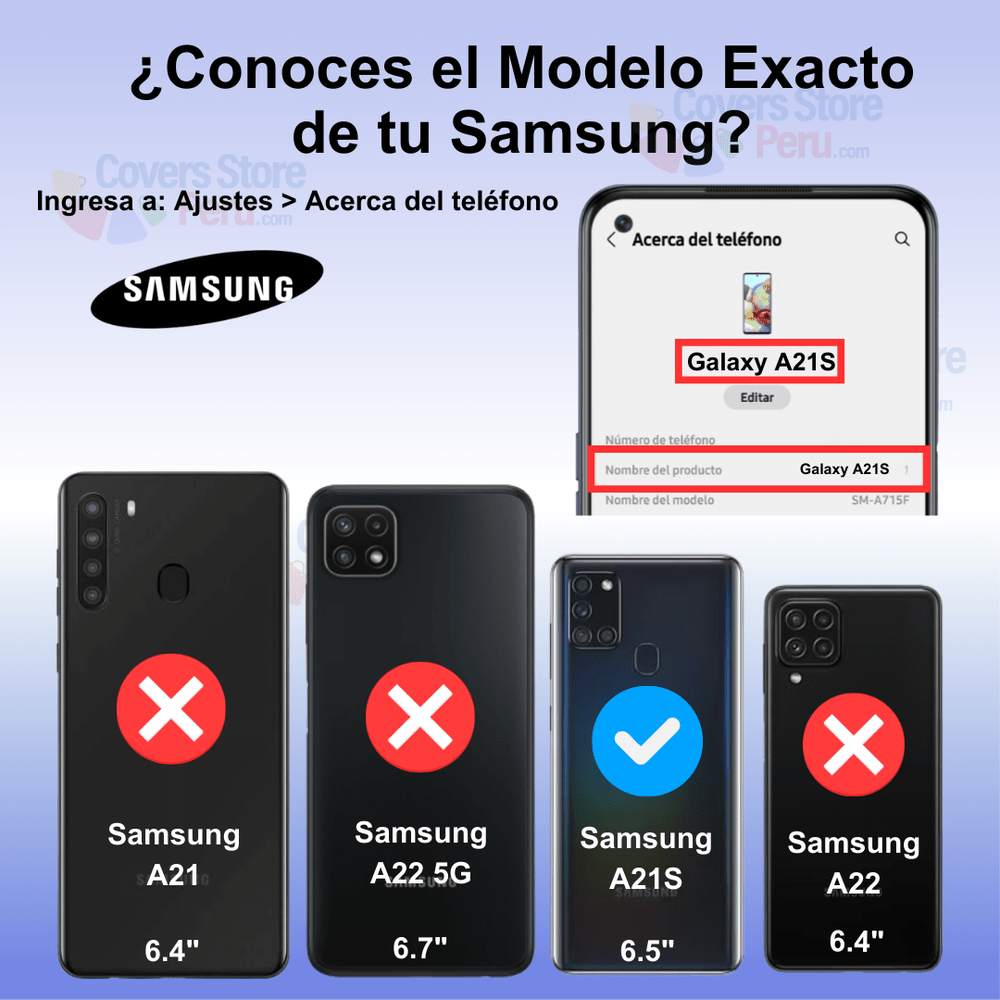 Funda Case para Samsung A21S Flip Cover Negro Antishock