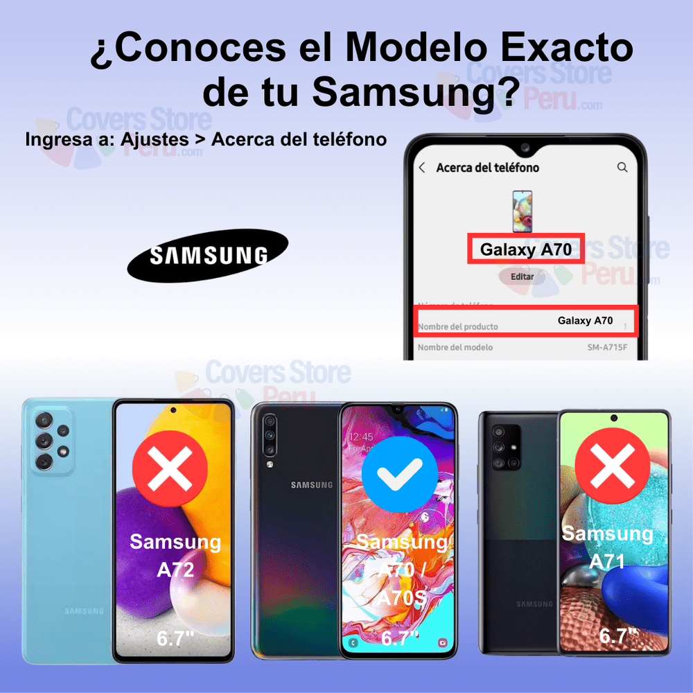 Mica para Samsung A70s Cerámica Anti-Espía Antishock