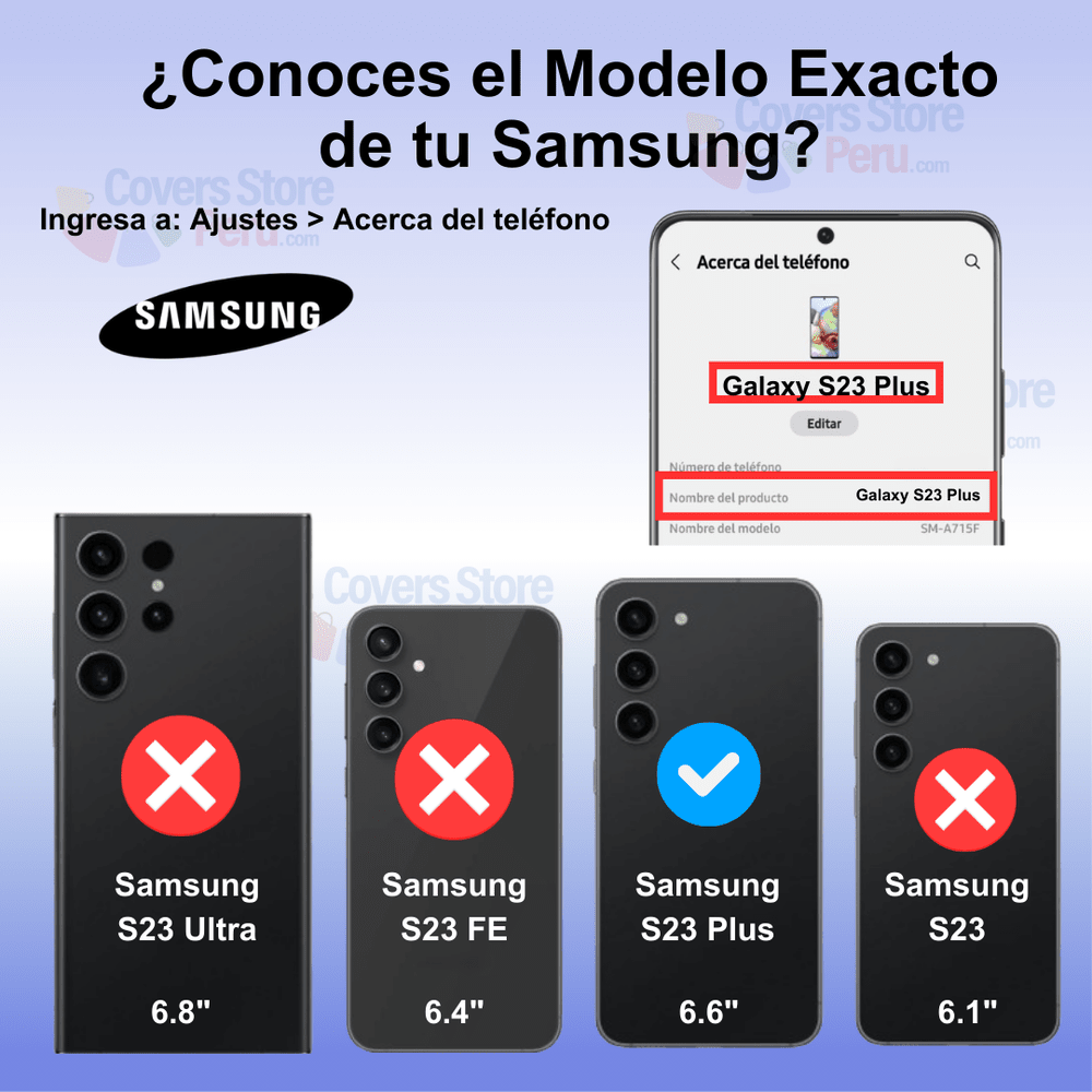 Funda para Samsung S23 Plus Magsafe Ahumado Mate Azul