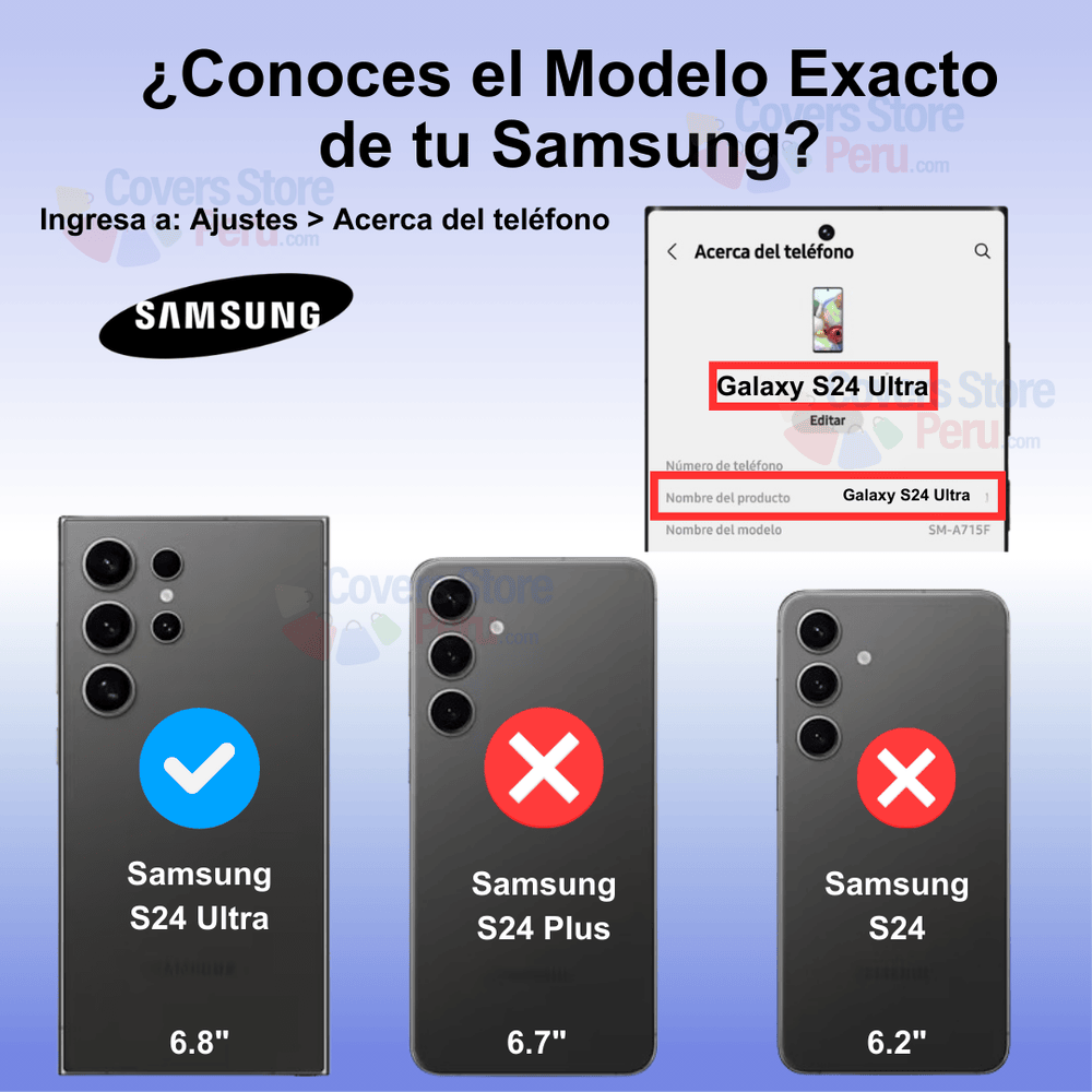 Funda Case para Samsung S24 Ultra Flip Cover Azul