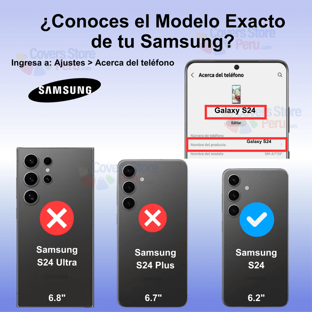 Funda Case para Samsung S24 Flip Cover Azul