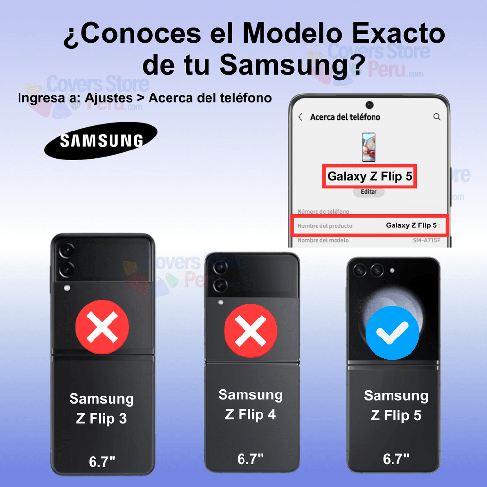 Funda para Samsung Z Flip 5 Space Original Transparente