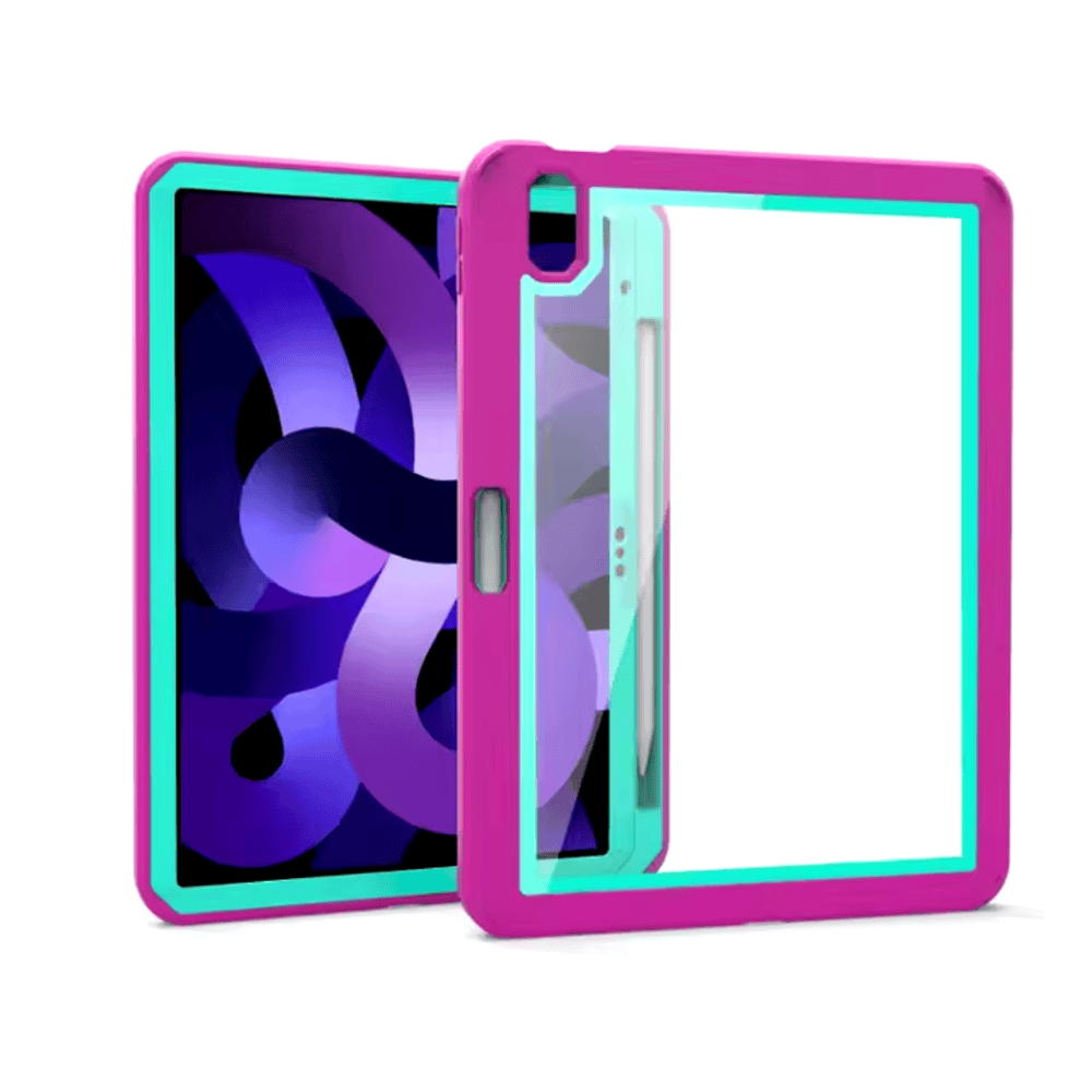 Funda para iPad Air 2 9.7" Bumper 360° Morado Turquesa