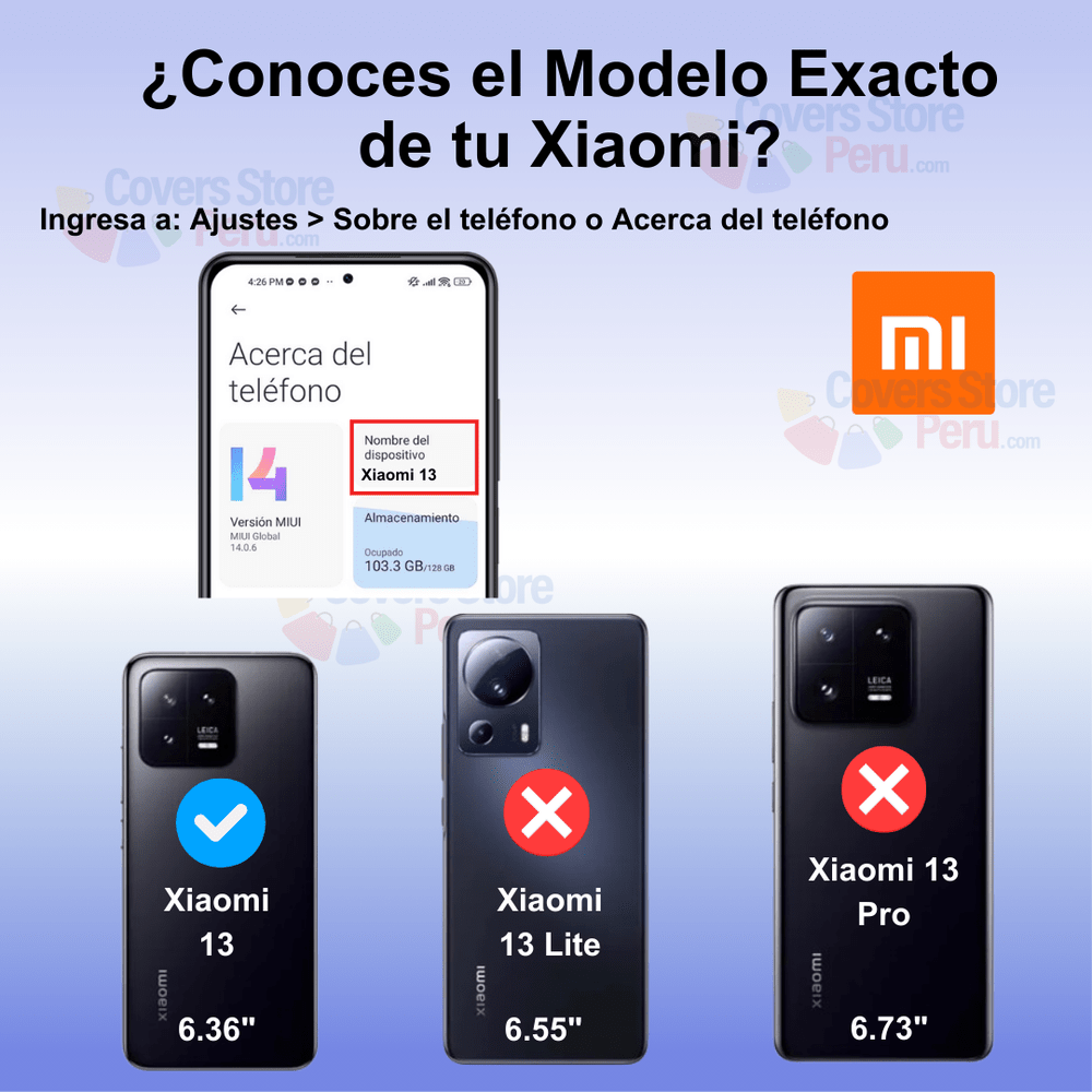 Funda Case para Xiaomi MI 13 Holder Parante con Anillo Azul