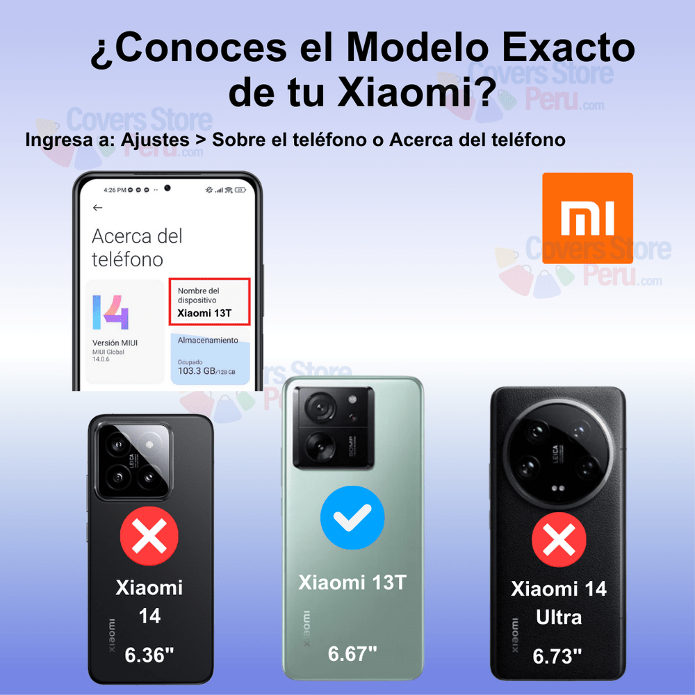 Funda para Xiaomi 13T Anillo Metálico Negro