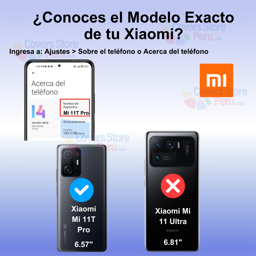 Funda para Xiaomi 11T Pro Anillo Metálico Azul