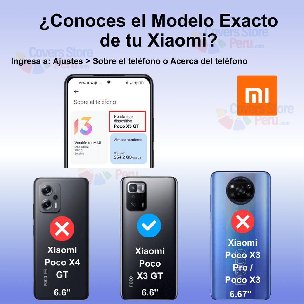 Funda para Xiaomi Poco X3 GT TPU 100% Transparente
