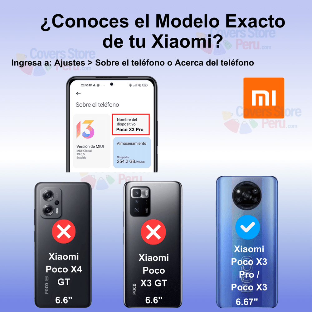 Funda para Xiaomi Poco X3 Pro Anillo Metálico Azul