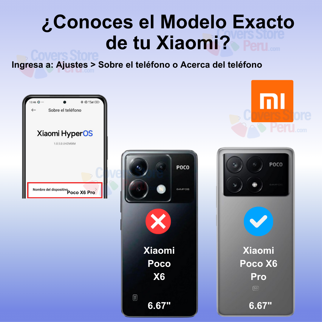 Funda para Xiaomi Poco X6 Pro Anillo Metálico Negro