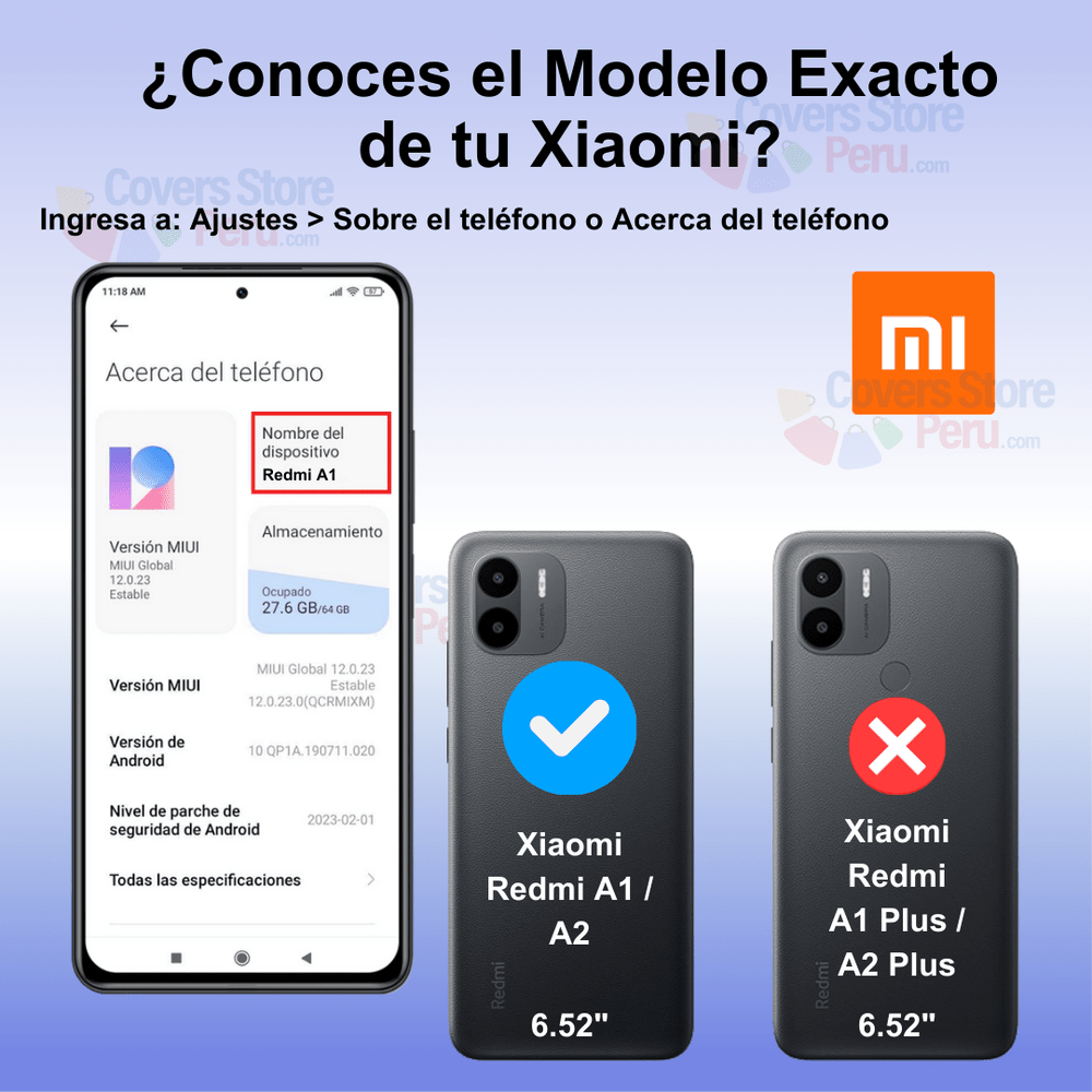 Funda para Xiaomi A1 con Anillo Metálico Negro Antishock