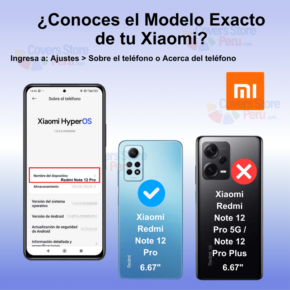 Funda for Xiaomi Redmi Note 12 Pro 4G TPU 100% Transparente
