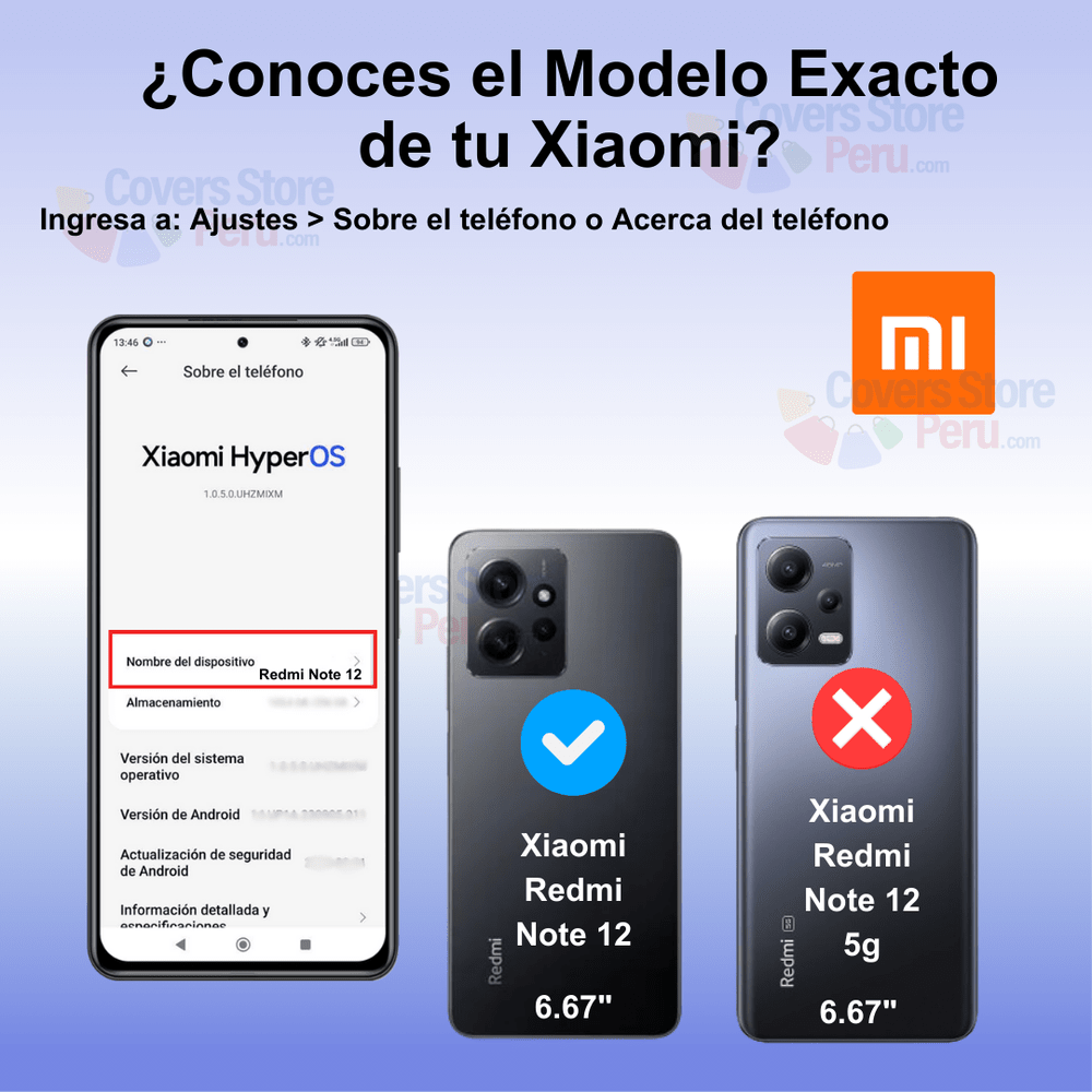 Funda Case for Xiaomi Note 12 4G Flip Cover Negro Antishock