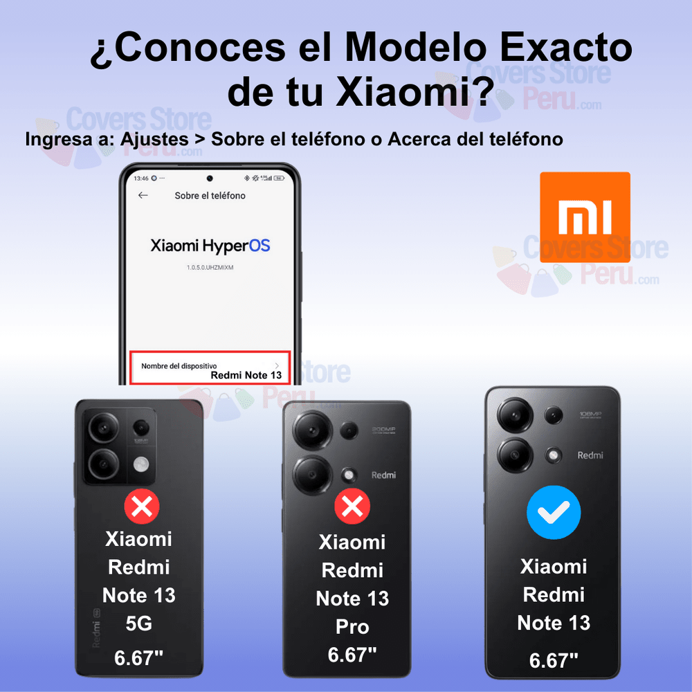 Funda para Xiaomi Redmi Note 13 Soft Feeling Antishock Azul