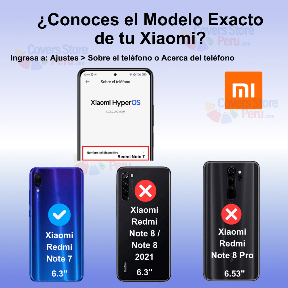 Funda Case para Xiaomi Note 7 Flip Cover Negro Antishock