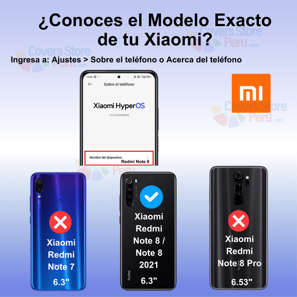 Funda Case para Xiaomi Note 8 Flip Cover Negro Antigolpe