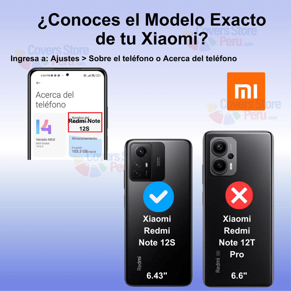 Funda Case para Xiaomi Note 12S Flip Cover Negro Antishock