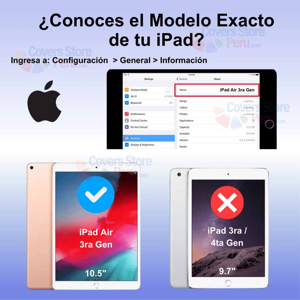 Mica para iPad Air 3ra Gen 10.5" - A2152 Hydrogel Antishock