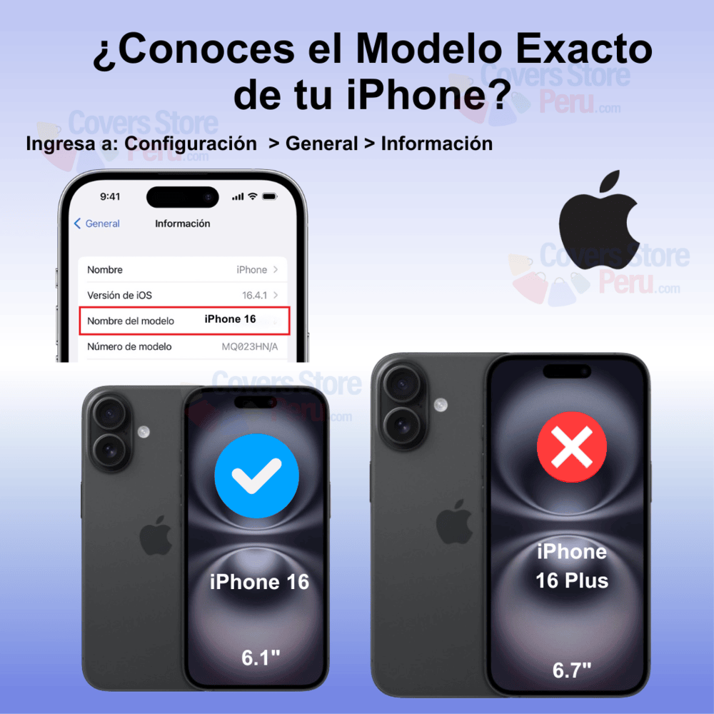 Mica para iPhone 16 Protector Black Edition 20K Mate