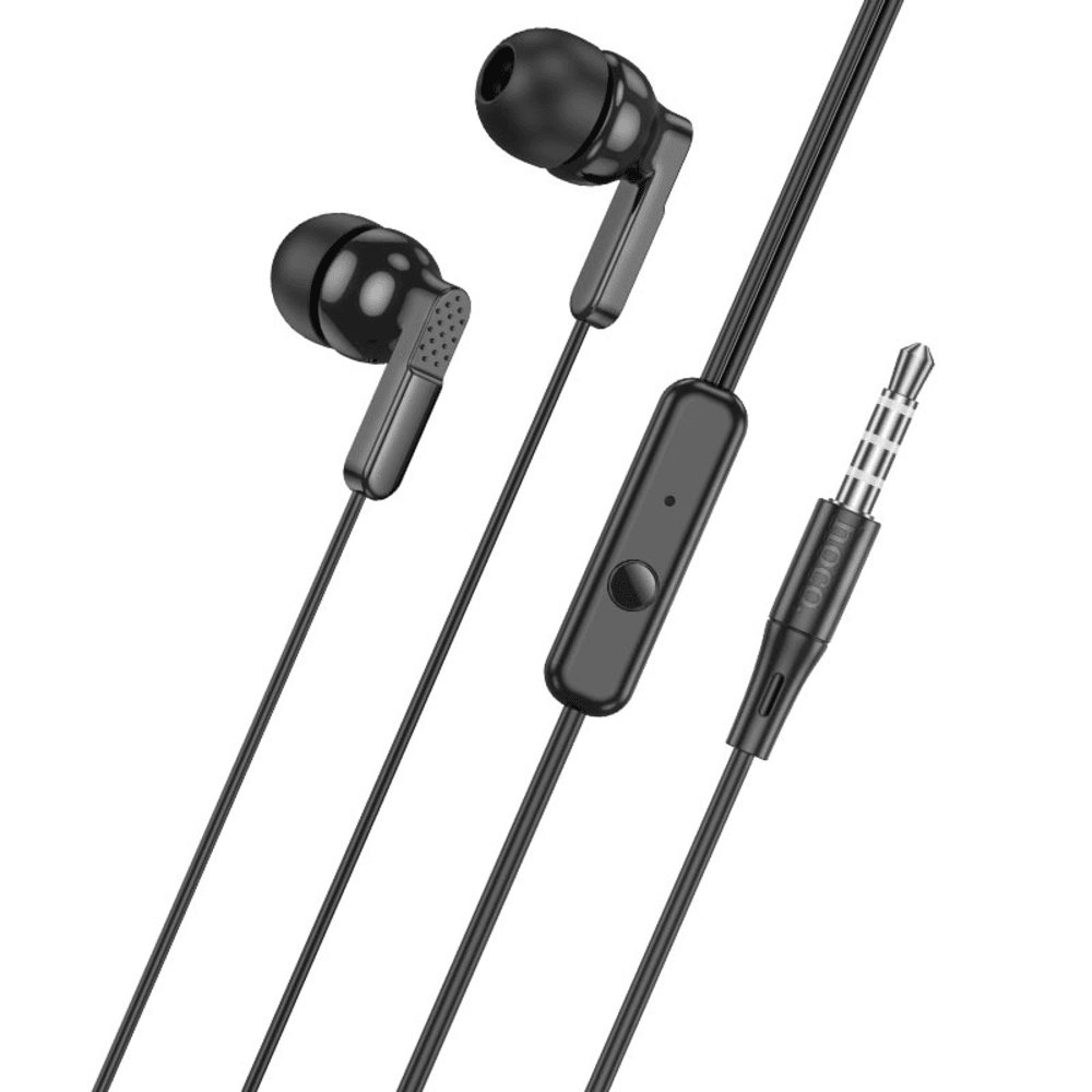 Audífono con Micrófono Hoco M121 Alámbrico 1,2m Negro