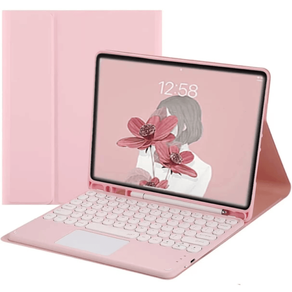 Funda con Teclado Touch para Honor Pad X9 11.5" Rosa