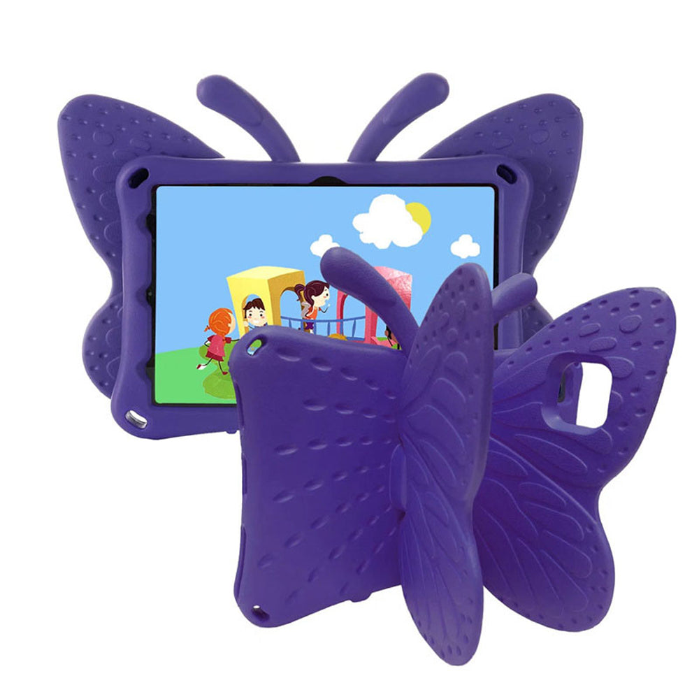Funda para Tablets de 8" de Goma Mariposa Morada Antishock