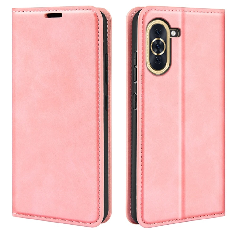 Funda Case para Huawei Nova 10 Flip Cover Rosa Antishock
