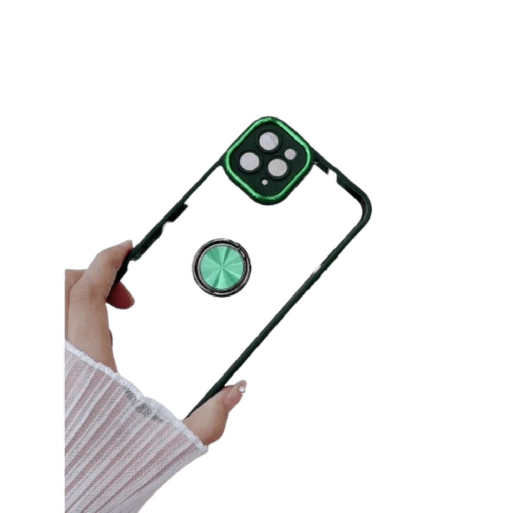 Funda Case para Samsung A53 5G  Transparente Cromado Verde