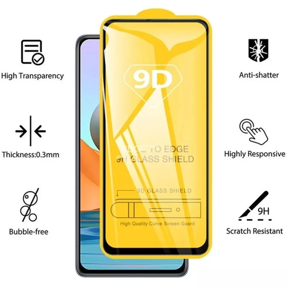 Mica de Huawei Mate 10 Lite Protector de Pantalla Vidrio 9D