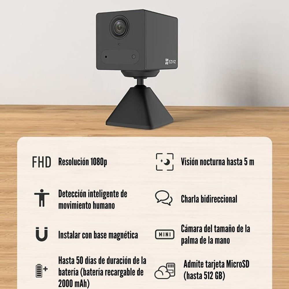 Cámara de Seguridad Wi-Fi Interior 360° Ezviz CB2 1080P