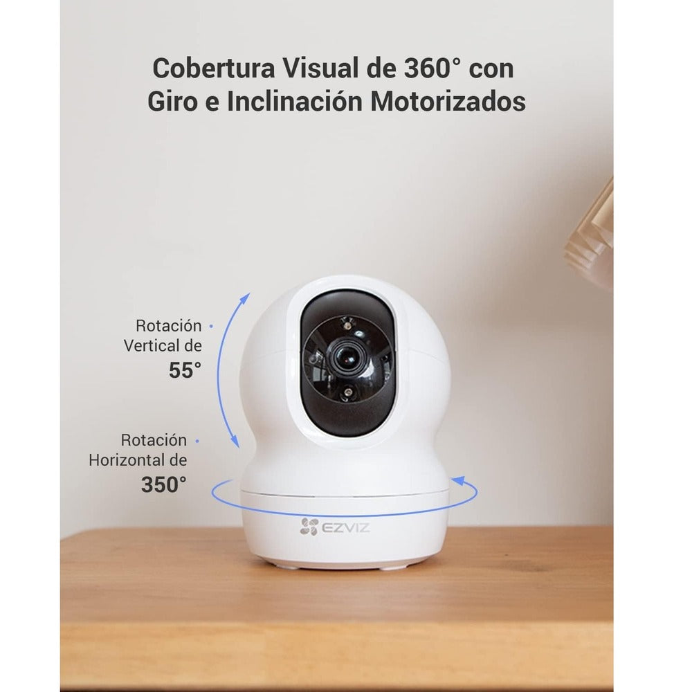 Cámara de Seguridad Wi-Fi Interior 360° Ezviz CP1 3MP 1080P