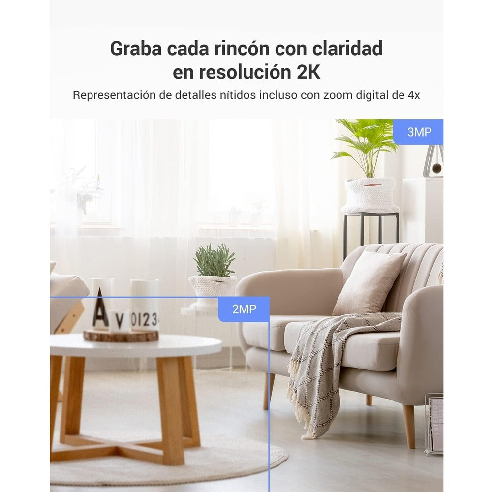 Cámara de Seguridad Wi-Fi Interior 360° Ezviz CP1 3MP 1080P