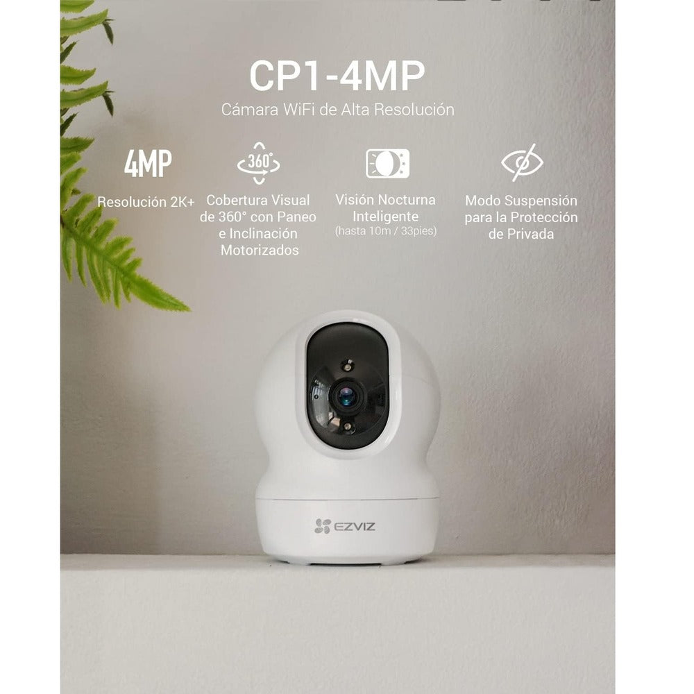 Cámara de Seguridad Wi-Fi Interior 360° Ezviz CP1 4MP 1080P