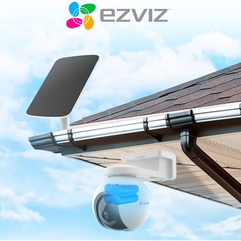 Cámara de Seguridad + Panel Solar Exterior Ezviz EB8 4G 2k