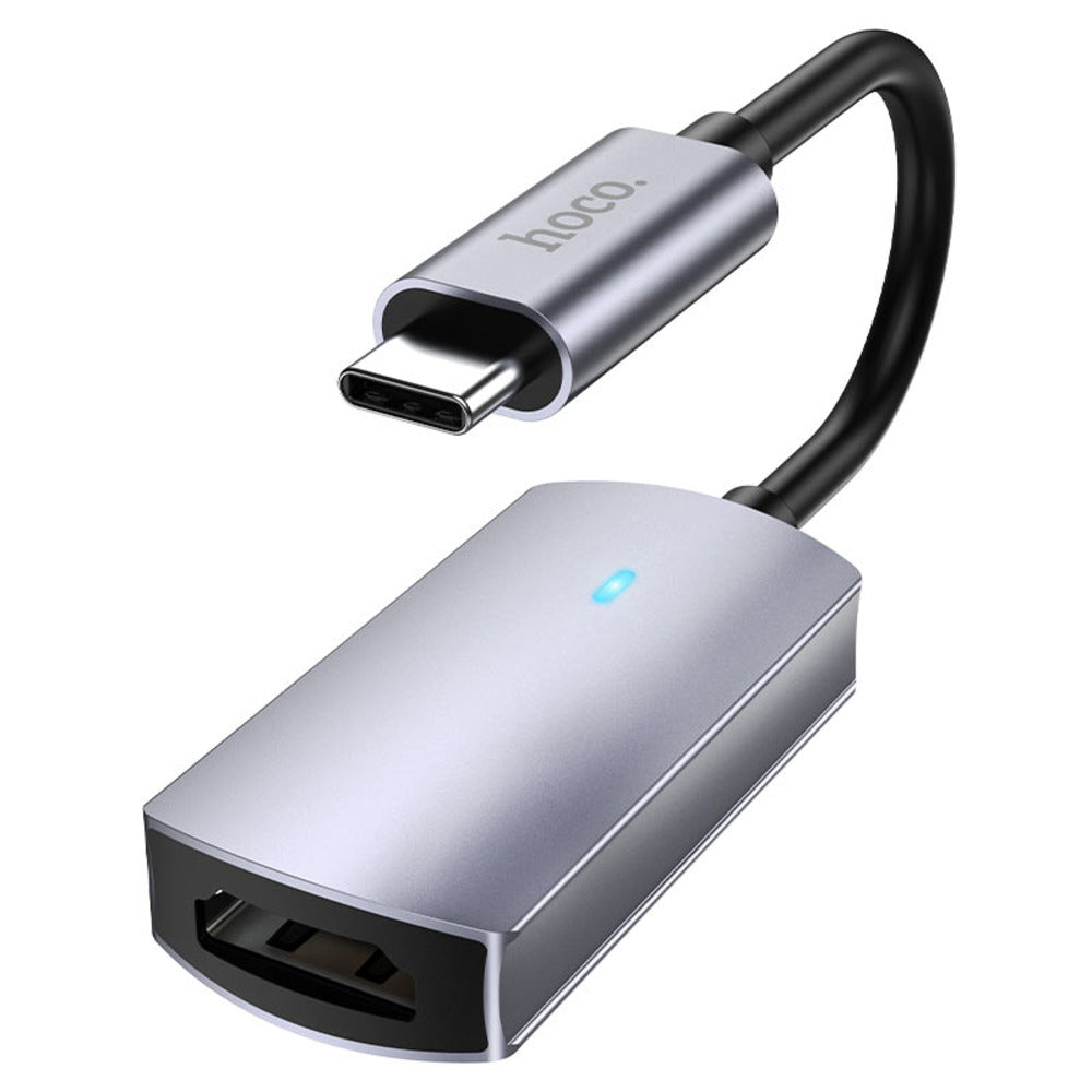 Adaptador Convertidor Type-C to HDMI en 4K Hoco UA20 Gris